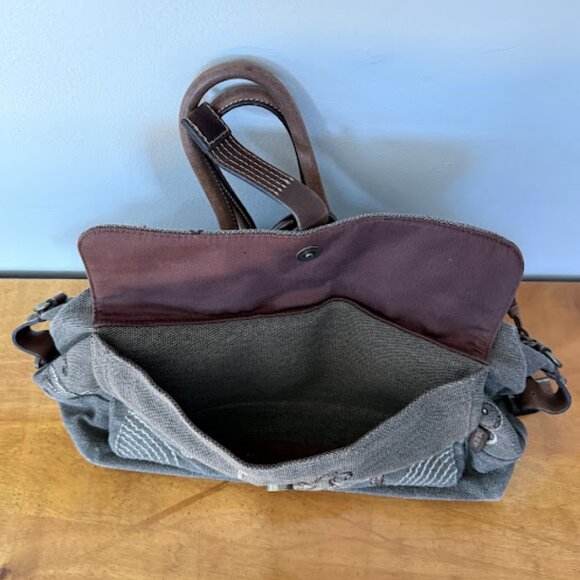 Oilily Embroidered Bird Tote Canvas and leather - Picture 14 of 17